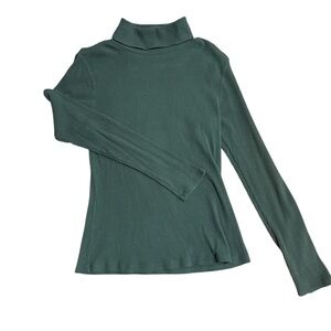 Green Turtleneck Sweater